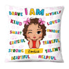Personalized Gift for Granddaughter Doodle Art Pillow 32839 1