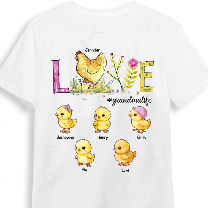 Personalized Shirt Love Grandma Life Birthday Gift For Nana, Grandma, Mom Shirt - Hoodie - Sweatshirt 26887 1