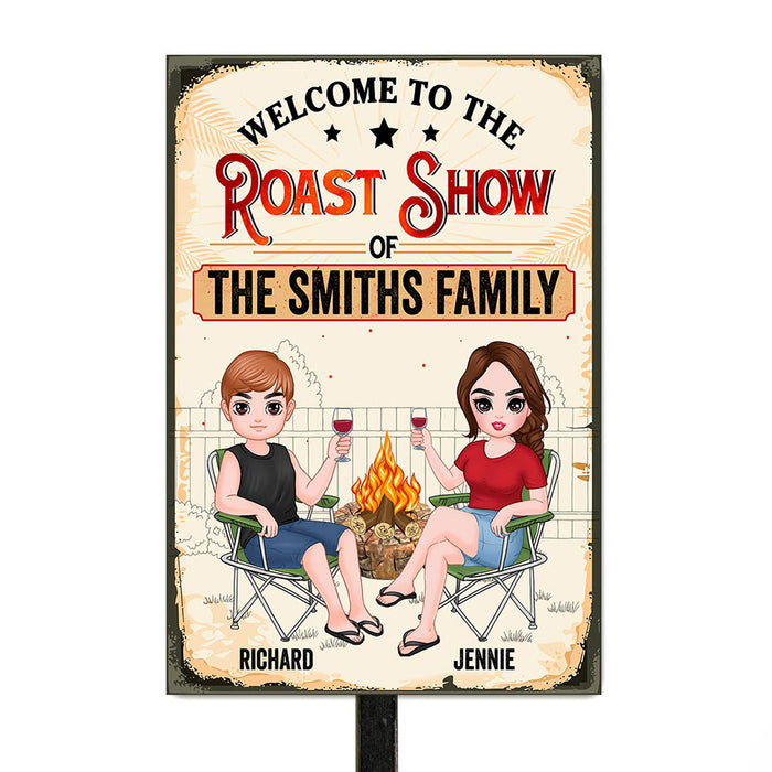 Personalized Gift For Couple Roast Show Metal Sign 26047 1