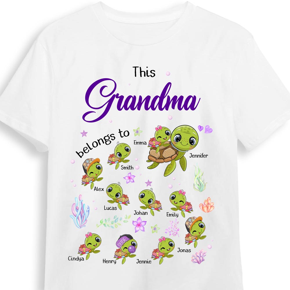 Personalized Gift For Grandma This Grandma Belongs To Shirt - Hoodie - Sweatshirt 26566