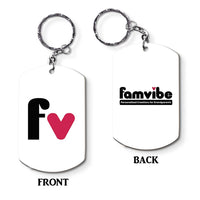 Personalized Famvibe Aluminum Keychain 25954 thumb 1