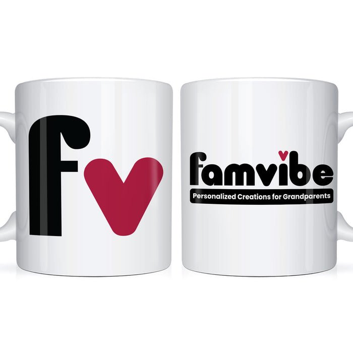 Personalized Famvibe White Mug 25774 1