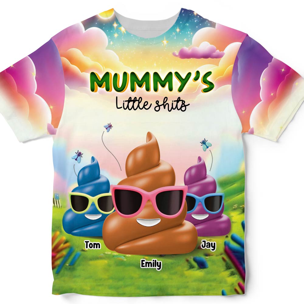 Personalized Gift For Mum Funny Little Things All-over Print T Shirt 32690