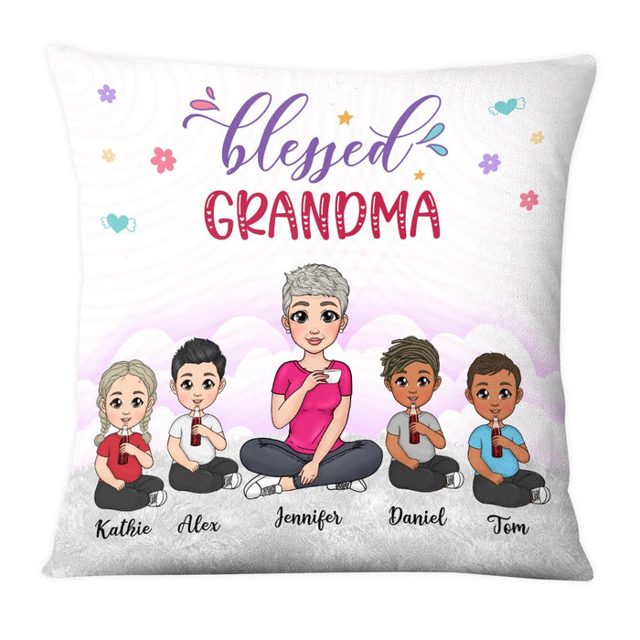 Personalized Gift Blessed Grandma Pillow 25088 1
