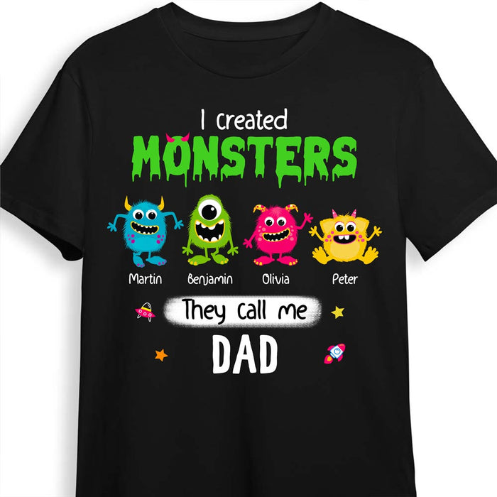 Personalized I Created Monsters They Call Me Dad Shirt - Hoodie - Sweatshirt 25413 1