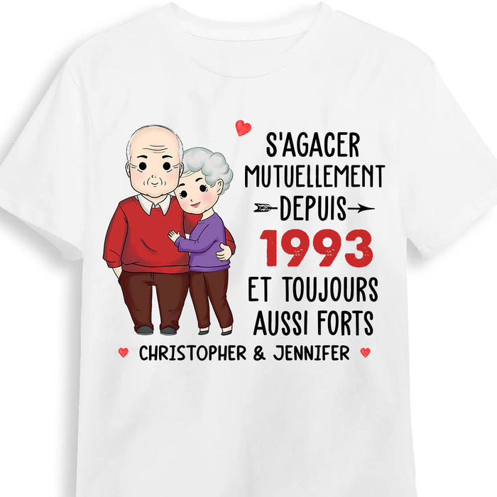 Personalized Couple 'S'agacer mutuellement depuis Shirt - Hoodie - Sweatshirt 30484 1