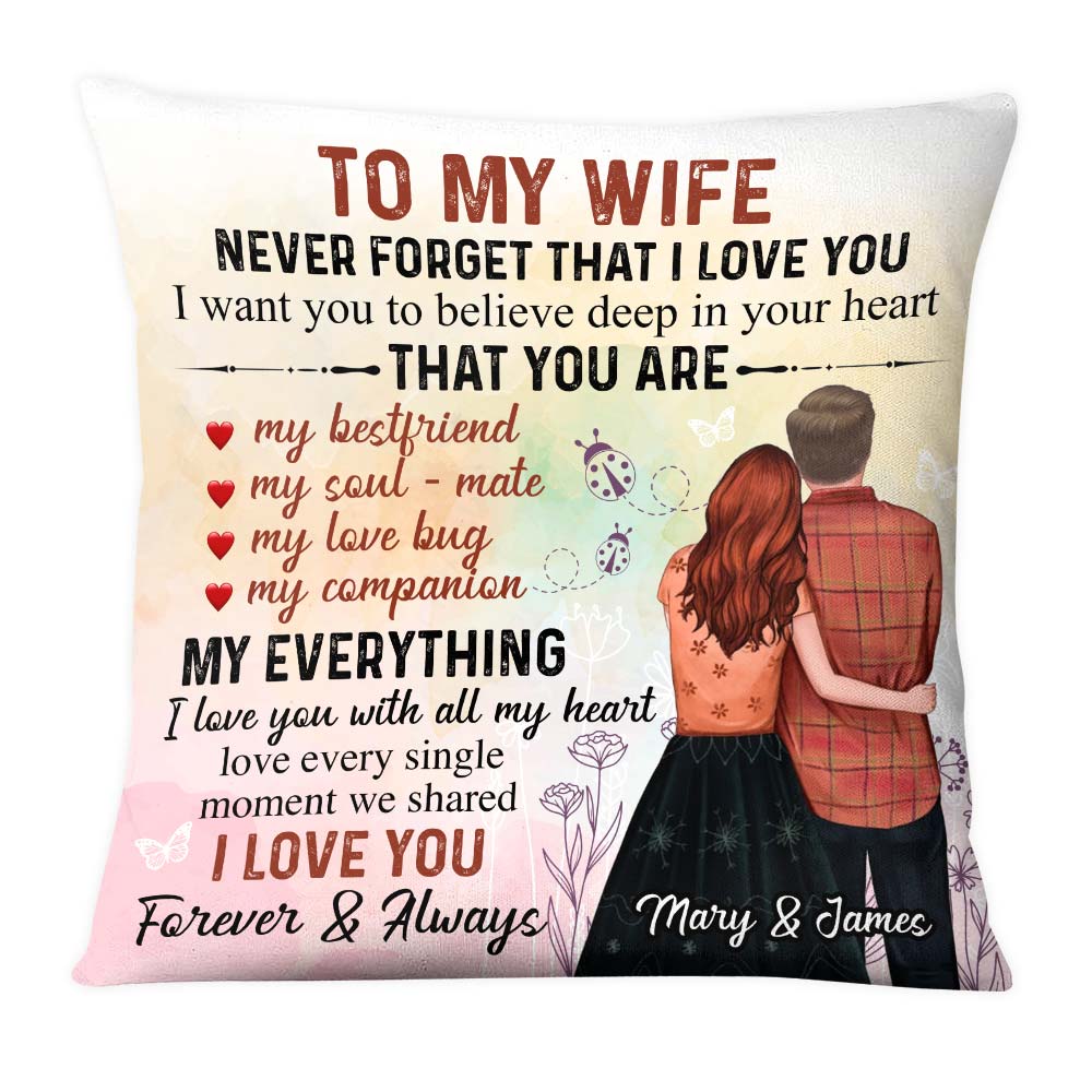 Personalized Wife Pillow JL112 85O34