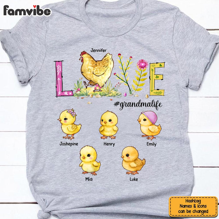 Personalized Shirt Love Grandma Life Birthday Gift For Nana, Grandma, Mom Shirt - Hoodie - Sweatshirt 26887 1