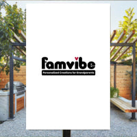Personalized Famvibe Portrait Metal Sign 25901 thumb 1