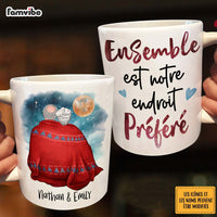 Personalized French Couples Gift Ensemble Est Notre Endroit Préféré Mug 30807 thumb 1
