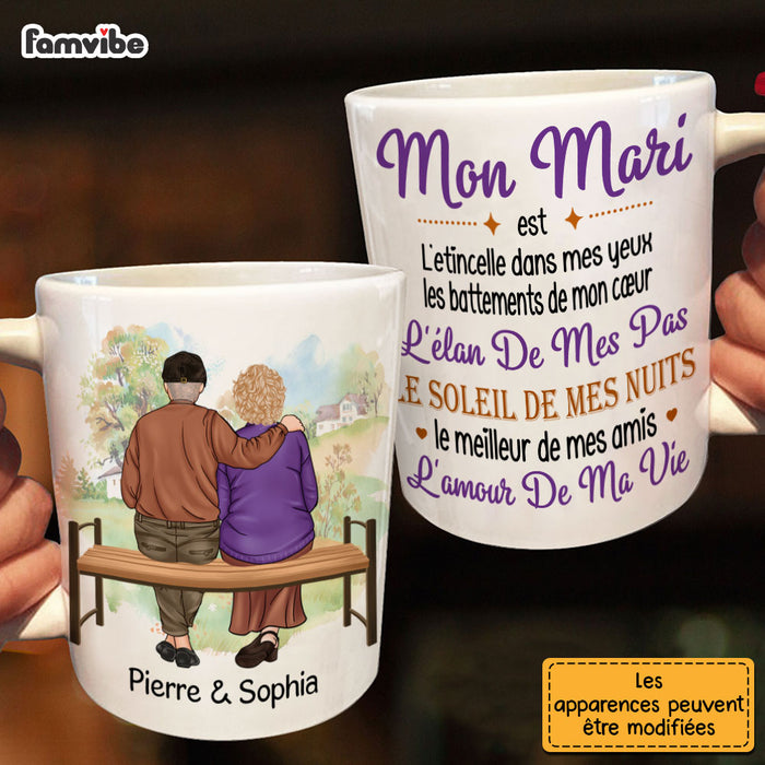Personalized French Couple L'étincelle Dans Mes Yeux Mug 30895 1