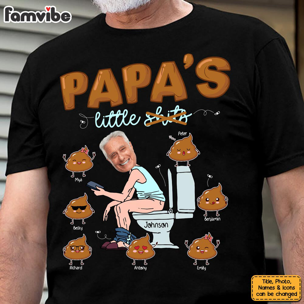 Personalized Gift For Grandpa's Little Sh*ts Shirt - Hoodie - Sweatshirt 32493