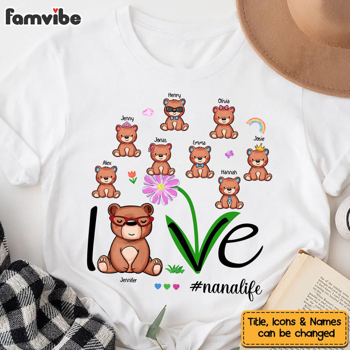 Personalized Gift For Grandma Love Birds Shirt - Hoodie - Sweatshirt 27273 1