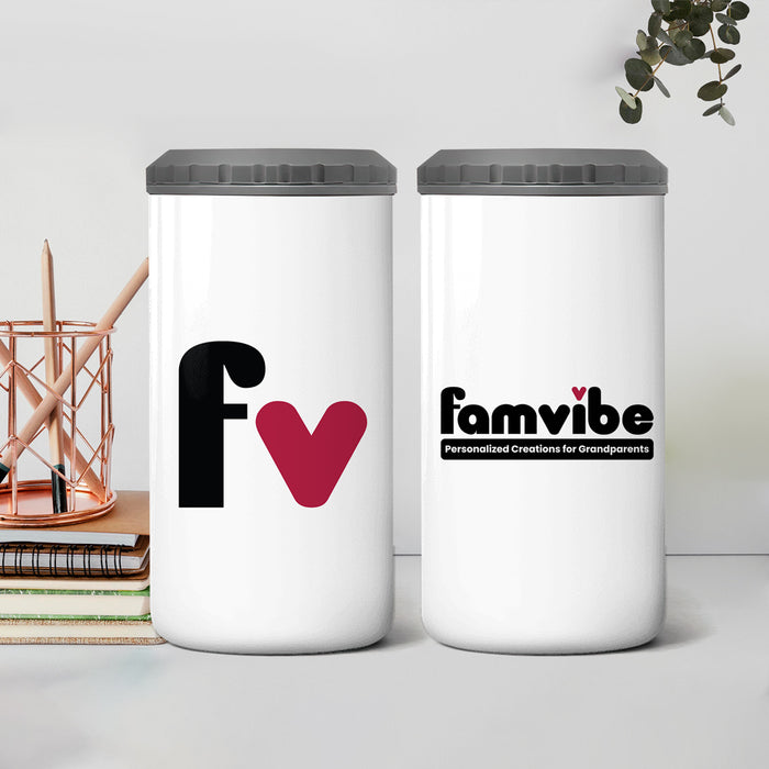 Personalized Famvibe 4 in 1 Can Cooler 25906 1