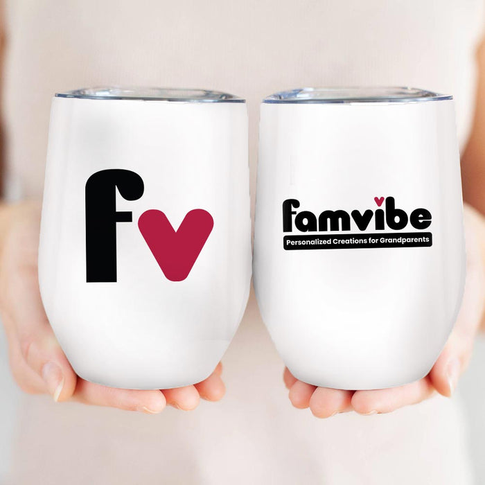 Personalized Famvibe Wine Tumbler 25904 1