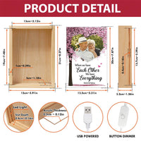 Personalized Couple Gift  We Have Each Other Picture Frame Light Box 31381 thumb 1