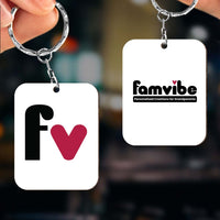 Personalized Famvibe Wood Keychain 25952 thumb 1