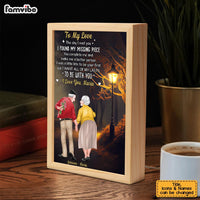 Personalized Couple Gift The Day I Met You Night Outing Picture Frame Light Box 31145 thumb 1