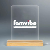 Personalized Famvibe Plaque LED Lamp Night Light 25957 thumb 1