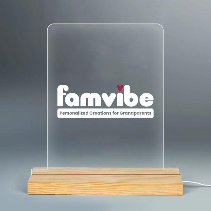 Personalized Famvibe Plaque LED Lamp Night Light 25957 1