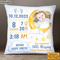 Personalized Gift For Newborn Baby Birth Announcement Pillow 27335 thumb 1