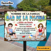 Personalized Gift For Couple Outdoor Spanish Pool Rules Metal Sign 26064 1
