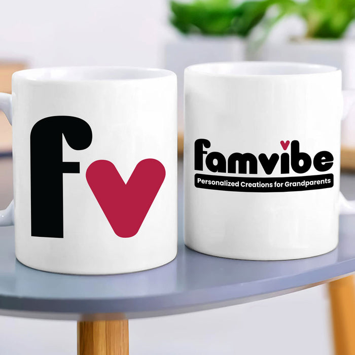 Personalized Famvibe White Mug 25774 1