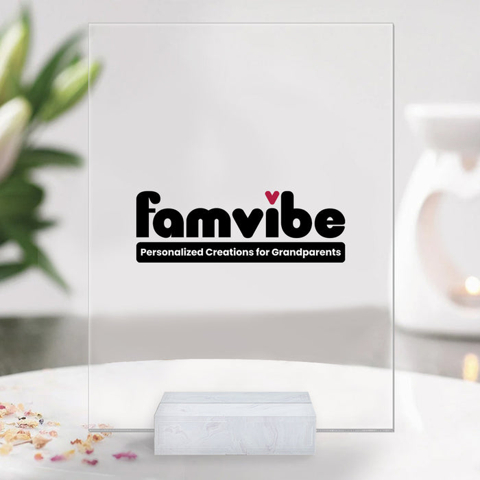 Personalized Famvibe Acrylic Plaque 25956 1