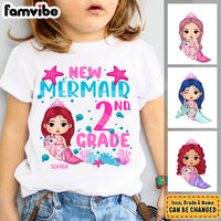 Personalized Back To School Gift For Granddaughter Mermaid Kid T Shirt 27545 thumb 1