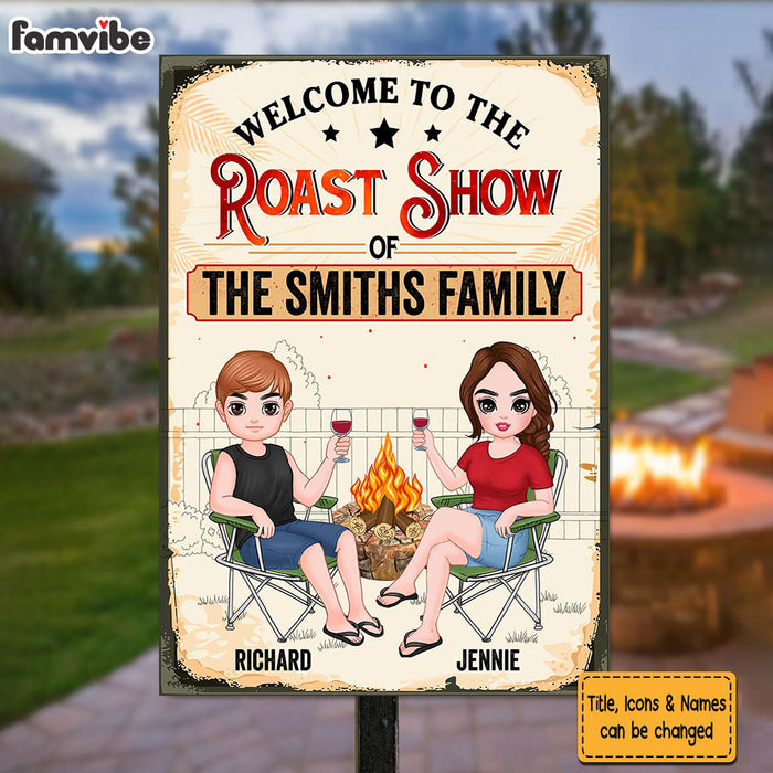 Personalized Gift For Couple Roast Show Metal Sign 26047 1