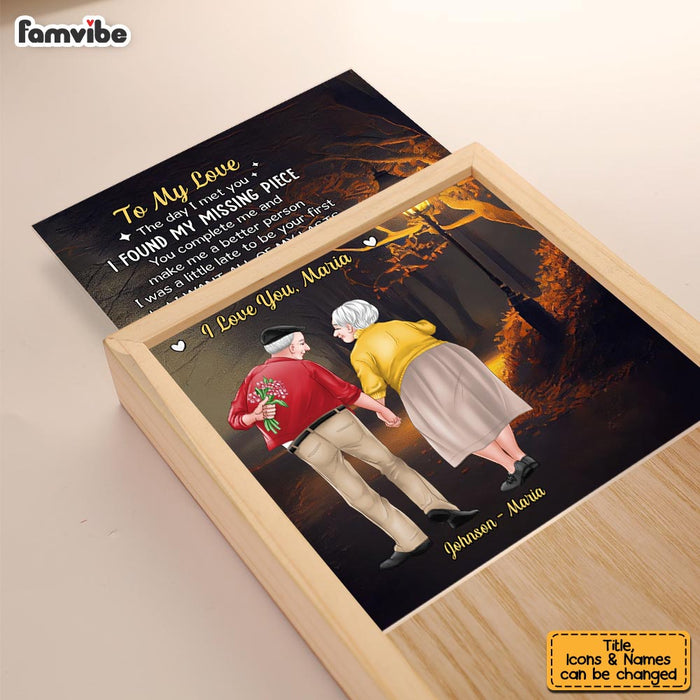 Personalized Couple Gift The Day I Met You Night Outing Picture Frame Light Box 31145 1