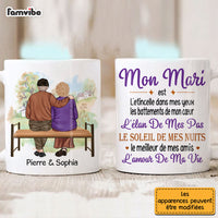 Personalized French Couple L'étincelle Dans Mes Yeux Mug 30895 thumb 1