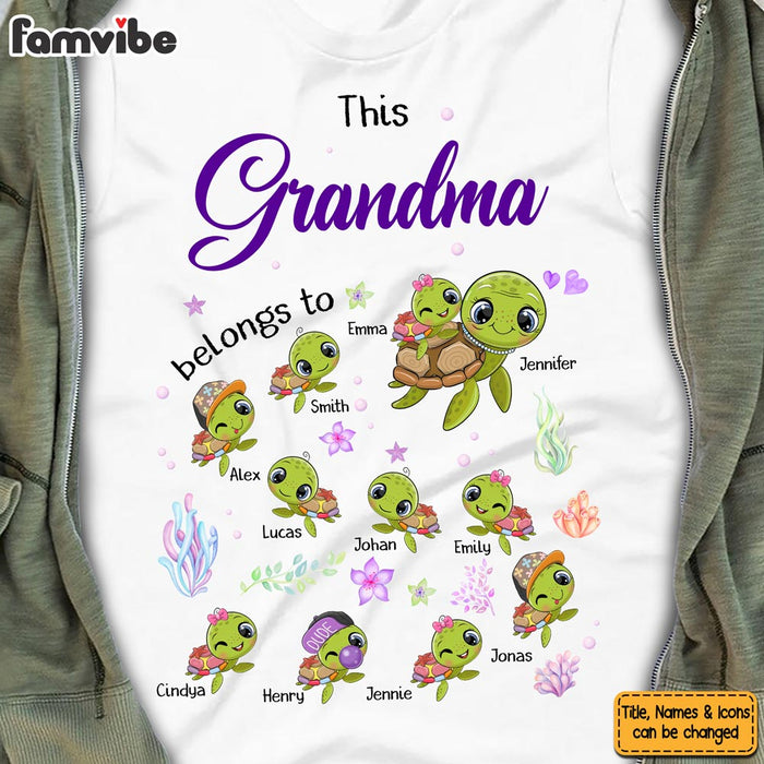 Personalized Gift For Grandma This Grandma Belongs To Shirt - Hoodie - Sweatshirt 26566 1
