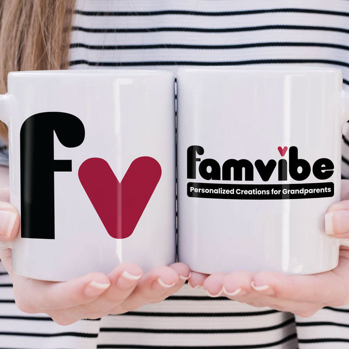 Personalized Famvibe White Mug 25774 1