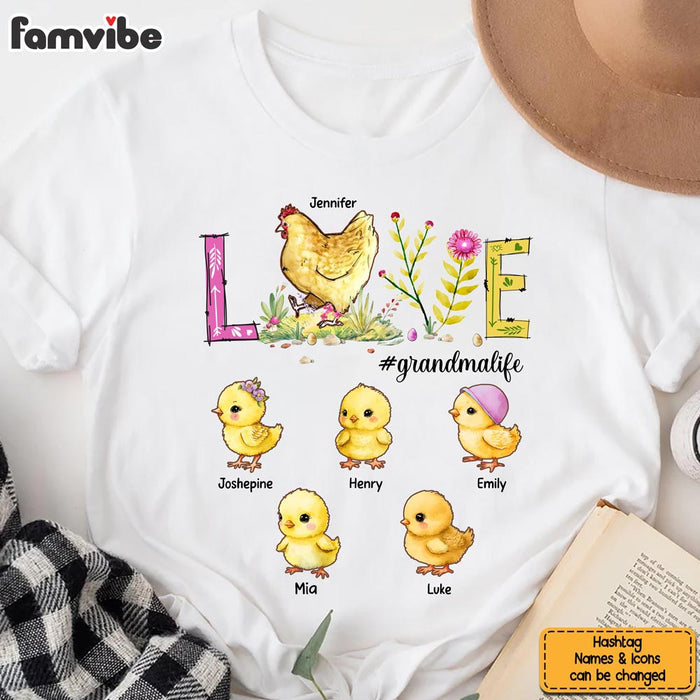Personalized Shirt Love Grandma Life Birthday Gift For Nana, Grandma, Mom Shirt - Hoodie - Sweatshirt 26887 1