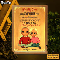 Personalized Couples Gift The Day I Met You Picture Frame Light Box 31125 thumb 1