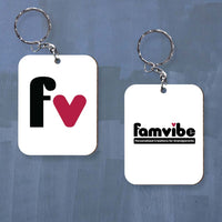 Personalized Famvibe Wood Keychain 25952 thumb 1