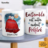 Personalized French Couples Gift Ensemble Est Notre Endroit Préféré Mug 30807 1