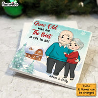 Personalized Grow Old With Me Couple Coaster 30309 thumb 1