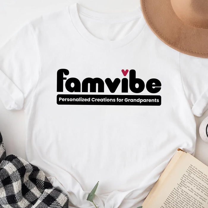 Personalized Famvibe White Shirt - Hoodie - Sweatshirt 25773 1