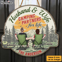 Personalized Gift For Couple Camping Wood Sign 34780 thumb 1