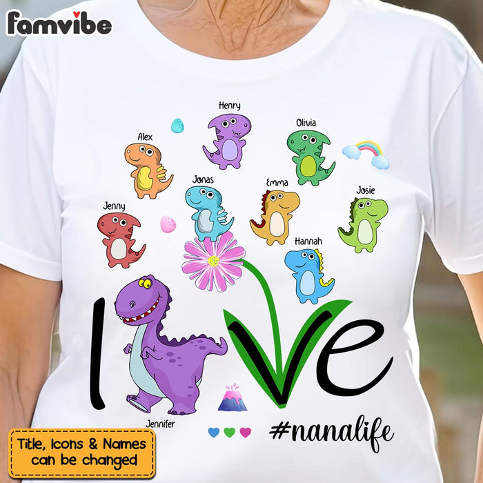 Personalized Gift For Grandma Love Birds Shirt - Hoodie - Sweatshirt 27273 1