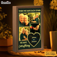 Personalized Couple Gift  We Have Each Other Picture Frame Light Box 31366 thumb 1