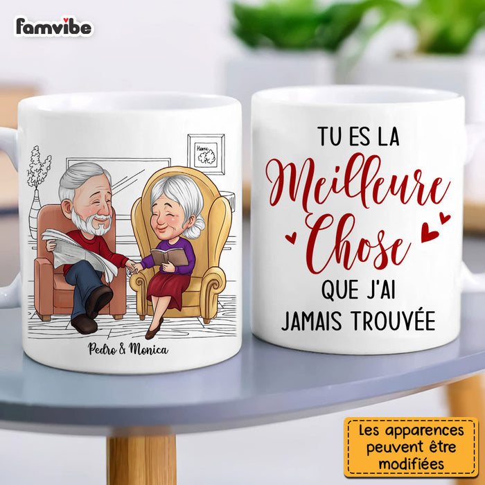 Personalized Couple Friend Tu Es La Meilleure Chose Que J'ai Jamais Trouvée Mug 30965 1