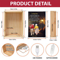 Personalized Couple Gift The Day I Met You Night Outing Picture Frame Light Box 31145 thumb 1
