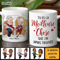 Personalized Couple Friend Tu Es La Meilleure Chose Que J'ai Jamais Trouvée Mug 30965 thumb 1