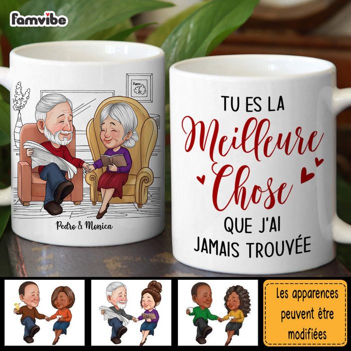 Personalized Couple Friend Tu Es La Meilleure Chose Que J'ai Jamais Trouvée Mug 30965 1