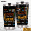 Personalized Gift For Grandpa Reasons I Love Being Word Art Steel Tumbler 32041 1