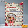 Personalized Christmas Gift My Grandma Photo Letter Blanket 29942 1