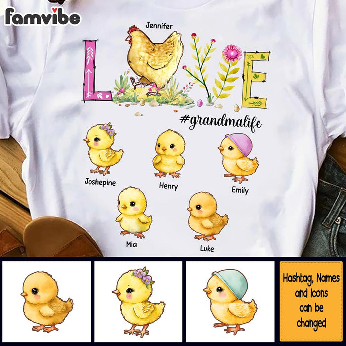 Personalized Shirt Love Grandma Life Birthday Gift For Nana, Grandma, Mom Shirt - Hoodie - Sweatshirt 26887 1